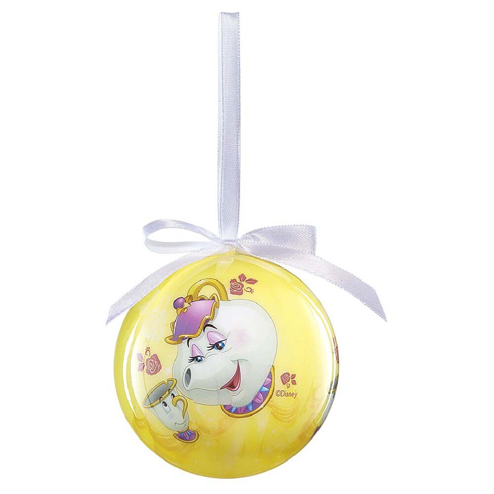 Boule de No&euml;l Disney La Belle et la Bête