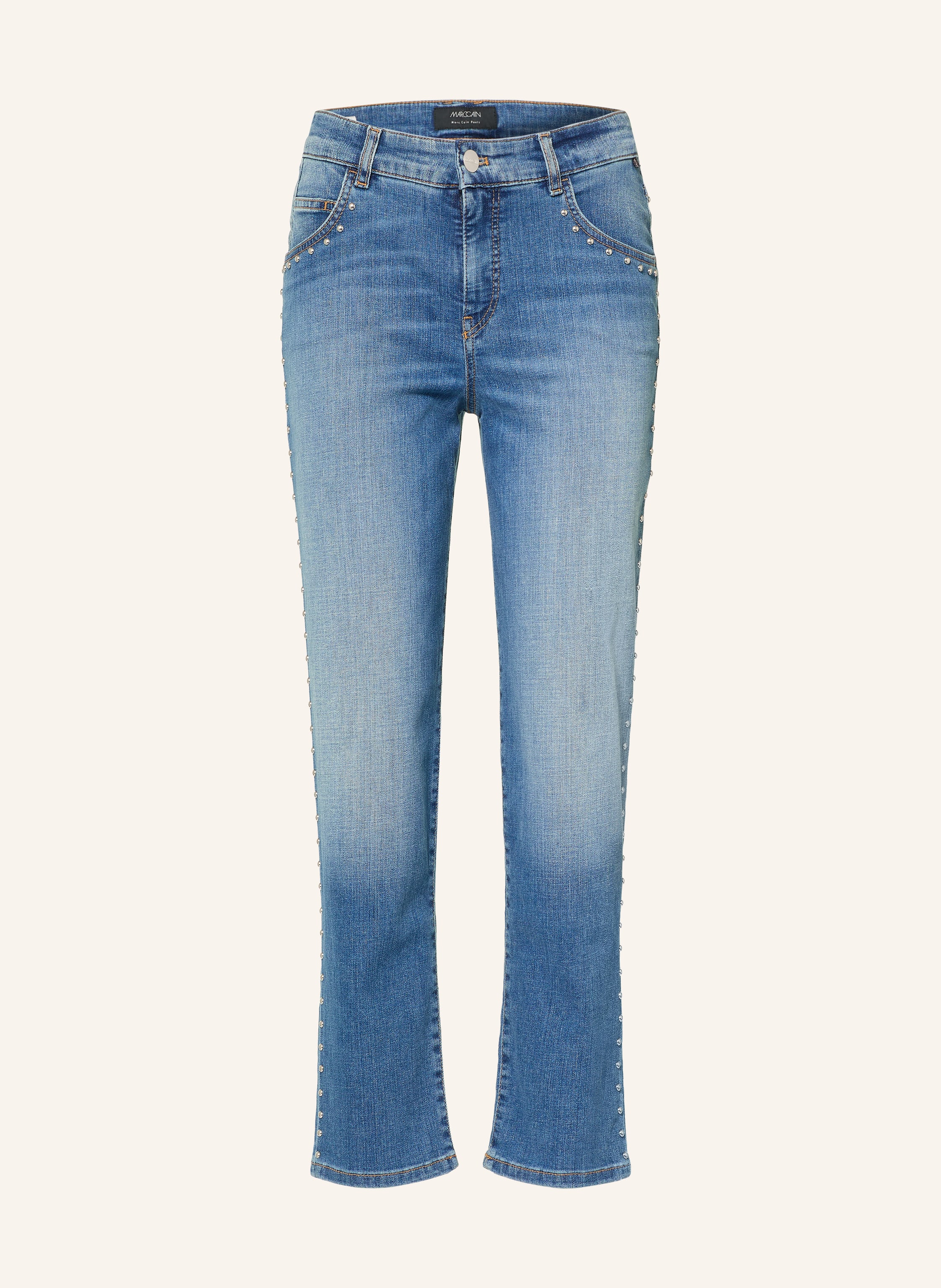 MARC CAIN Cropped Jeans ROHA mit Nieten