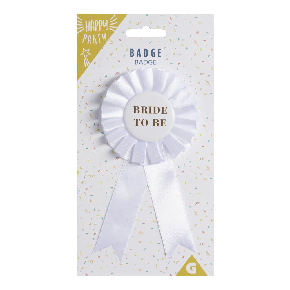Badge future mariée en tissu