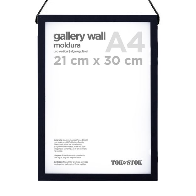 MOLDURA A4 21 CM X 30 CM GALLERY WALL