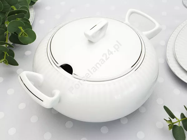 Serwis obiadowy na 12 osób (44 el) Chodzież - Yvonne H109