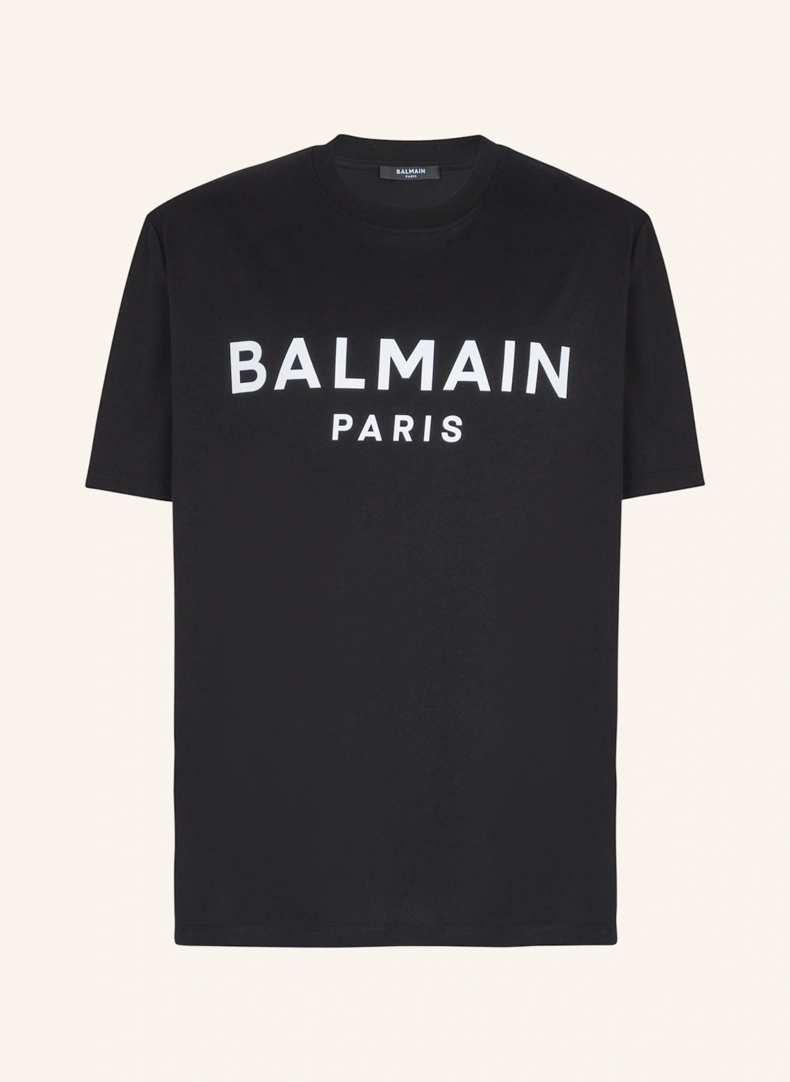 BALMAIN Bedrucktes T-Shirt aus Baumwolle