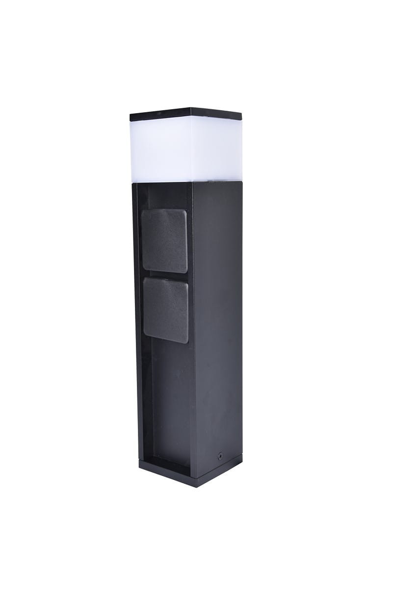 Lampa ogrodowa MAINS wys:36,7 cm czarno-biała LED 1x11W 750lm IP54 Lutec