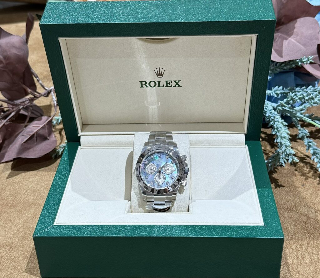 Rolex Daytona 116509 904L Steel Dark MOP Dial With Diamonds 40mm Oyster Super Clone