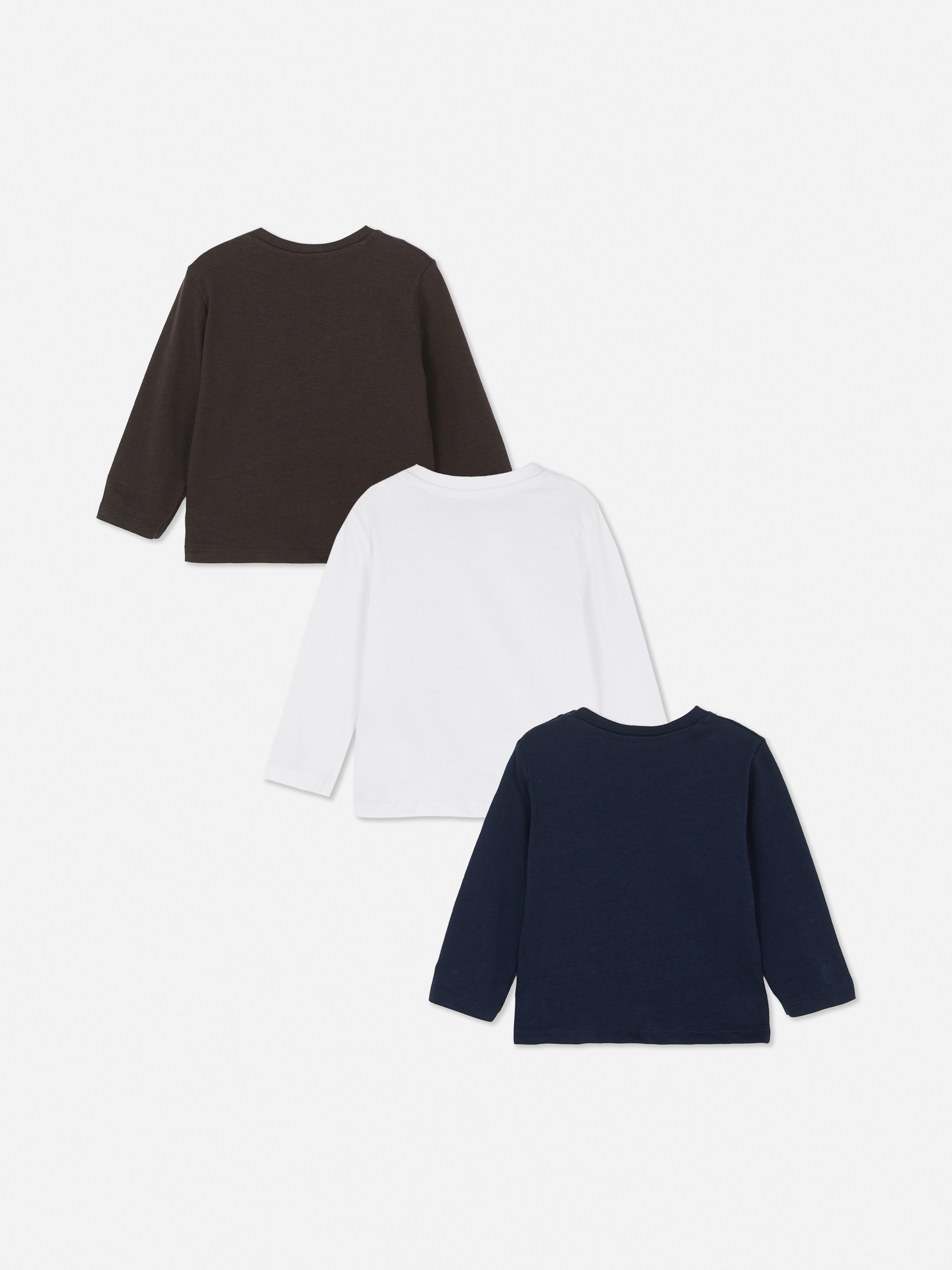 0-36mths | 3pk Long Sleeve T-Shirts