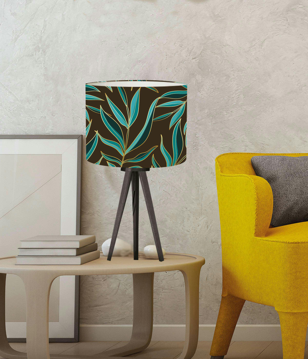 FLORAL - Abat-jour Chevet Floral Sirdar D: 25 x H: 20