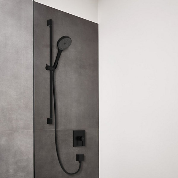 Façade robinet encastré mécanique HANSGROHE Finoris Noir mat