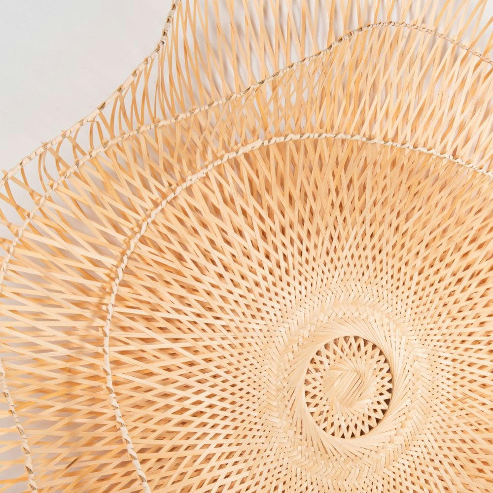 RONDIA - Déco murale en rotin tressé beige D131