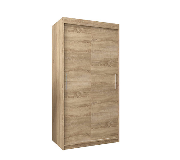 Armoire TOKYO à portes coulissantes H. 200 x L. 100 x P. 62, 2 portes