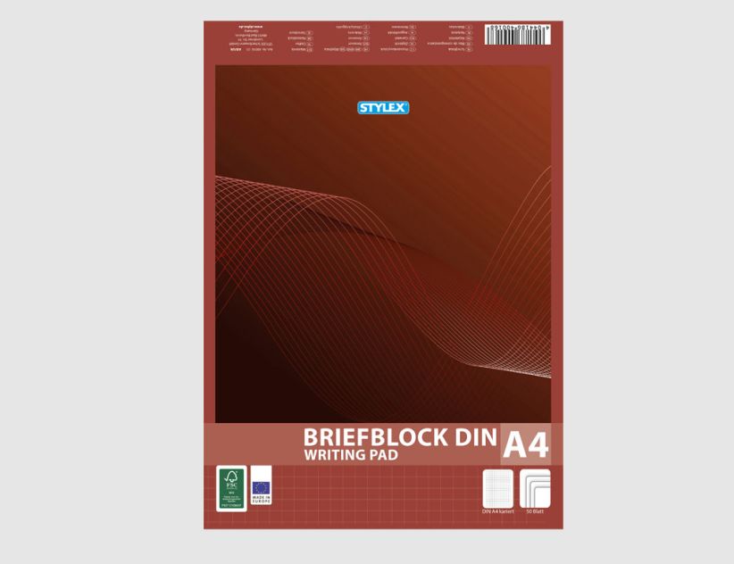 Briefblock kariert