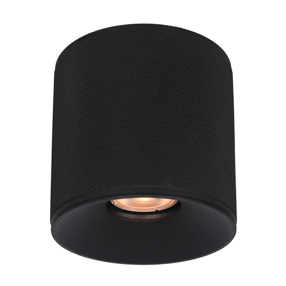 Artdelight plafondlamp Costa - 1 lichts - 10.5 x 10  cm - zwart