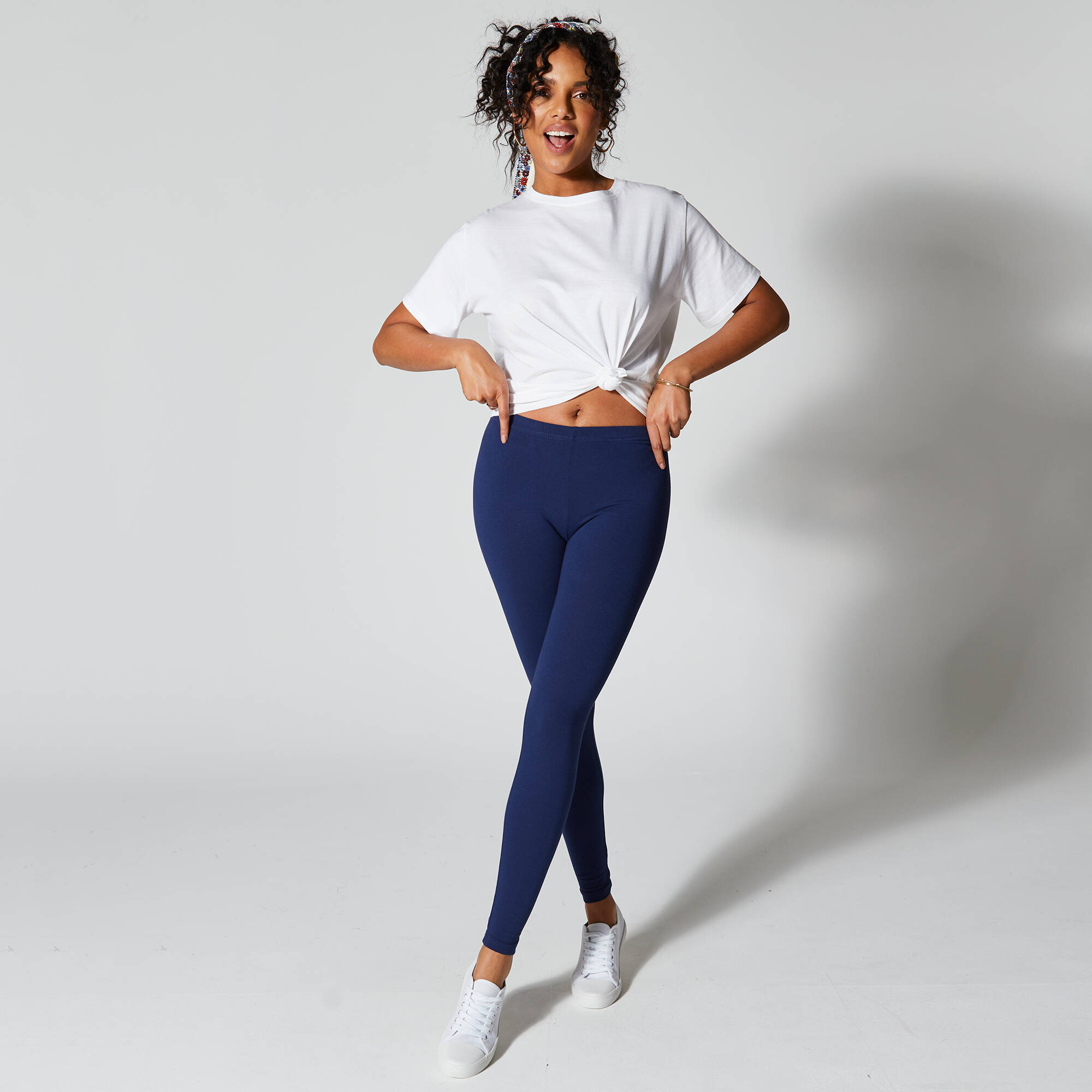 Legging taille élastiquée