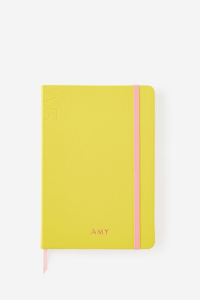 Personalised A5 Hard Lined Notetaker Notebook