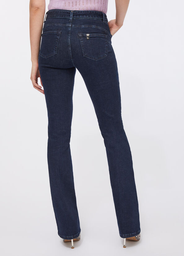 Jeans flare con cintura