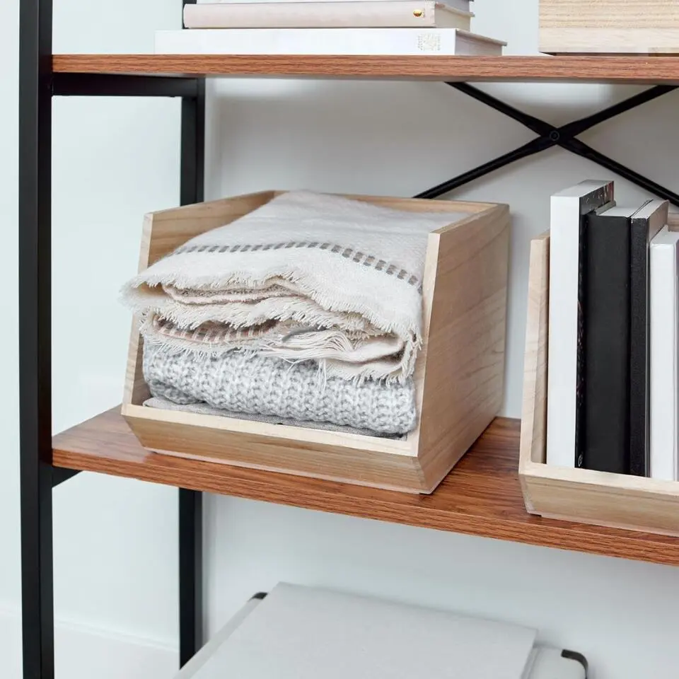 Calicosy - OKA opbergbak - Licht hout 25,4 x29 x21 cm