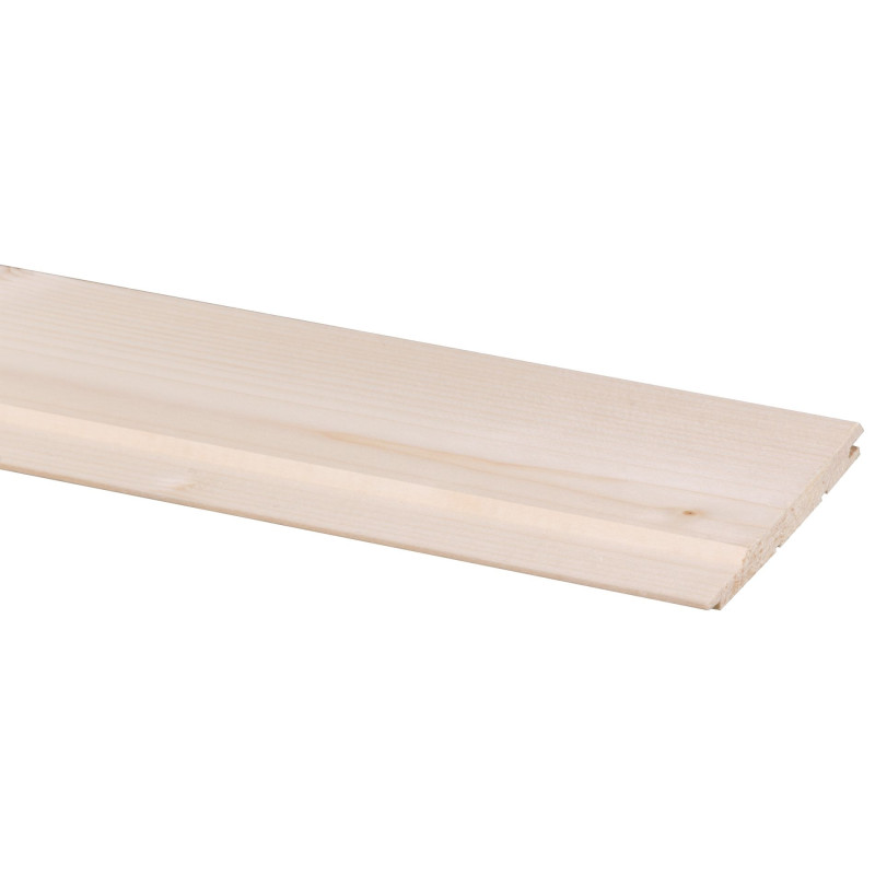 Lambris en bois de sapin 270 x 8,4 x 0,8 cm 10 pièces CANDO