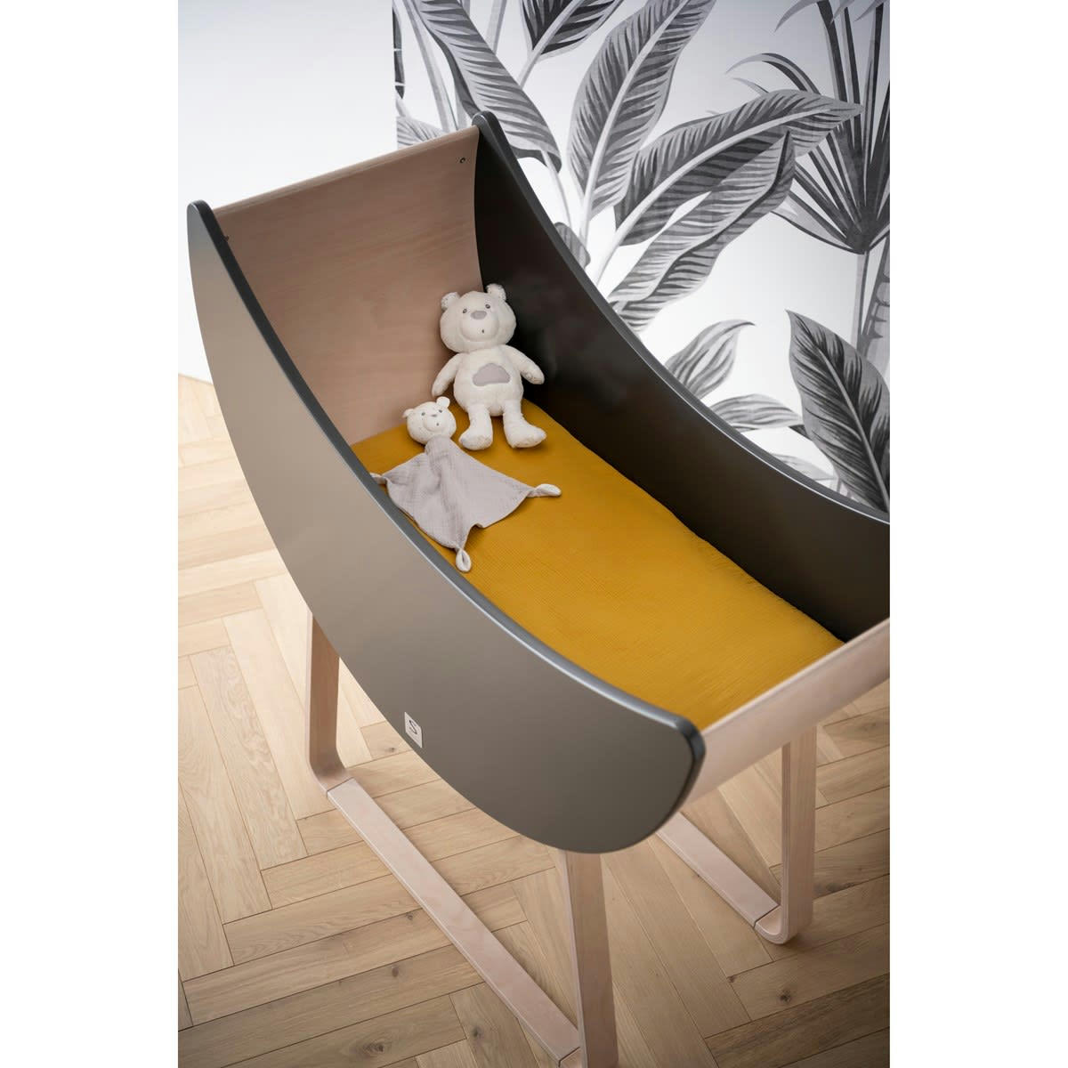 LUNE ET NUAGE - Matelas pour berceau 6x50x83cm en polyester blanc