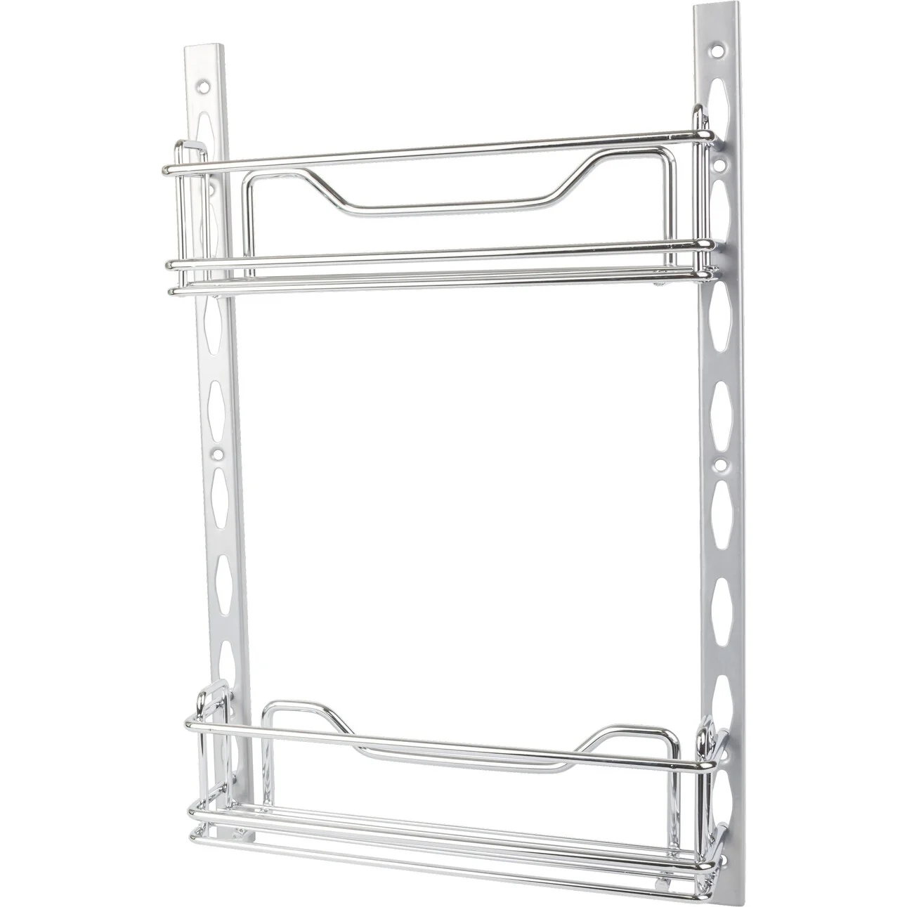Hardware Resources 3 Inch Deep 11 Inch Tall Door Mounted Spice Rack