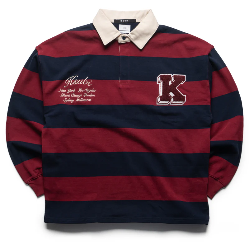 Ksubi Rugged Rugby Jersey - Fire Fade