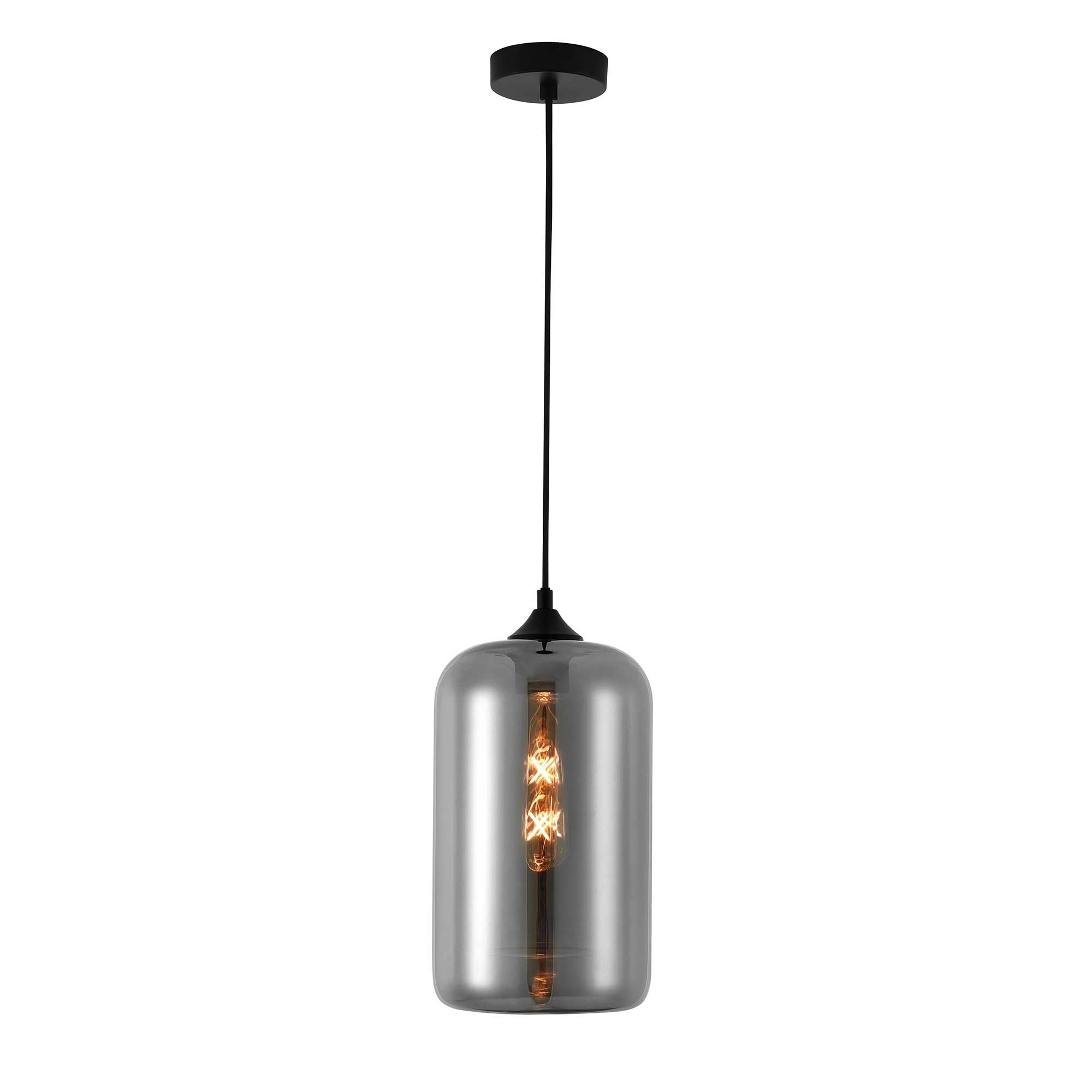 Artdelight hanglamp Botany - 1 lichts - 18 x 188  cm - zwart
