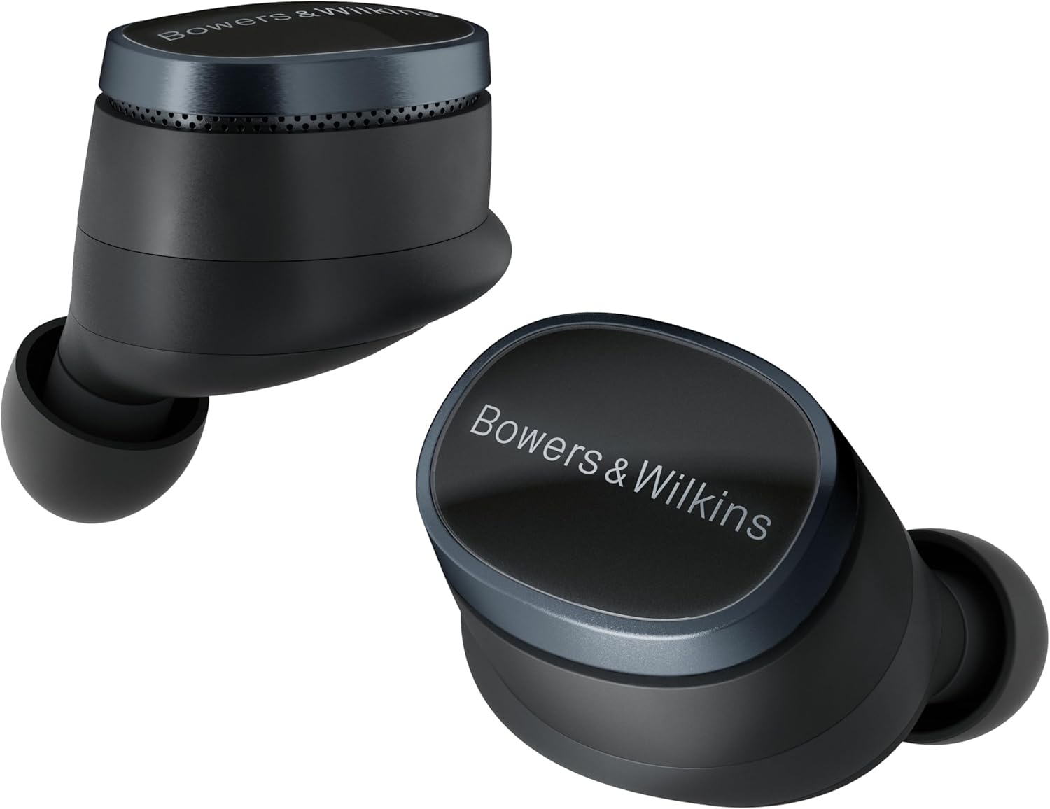 Bowers & Wilkins Pi8 Bluetooth Wireless Earbuds (Anthracite Black)  in-Ear Bluetooth Earphones with Qualcomm Chipset & aptX Lossless  Active Noise Cancelling Earbuds  3 Built-in Mics  15-Min Charging