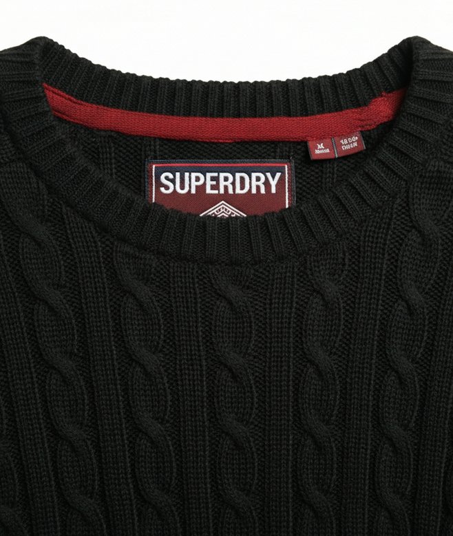 Slouchy Cable Knit Jumper