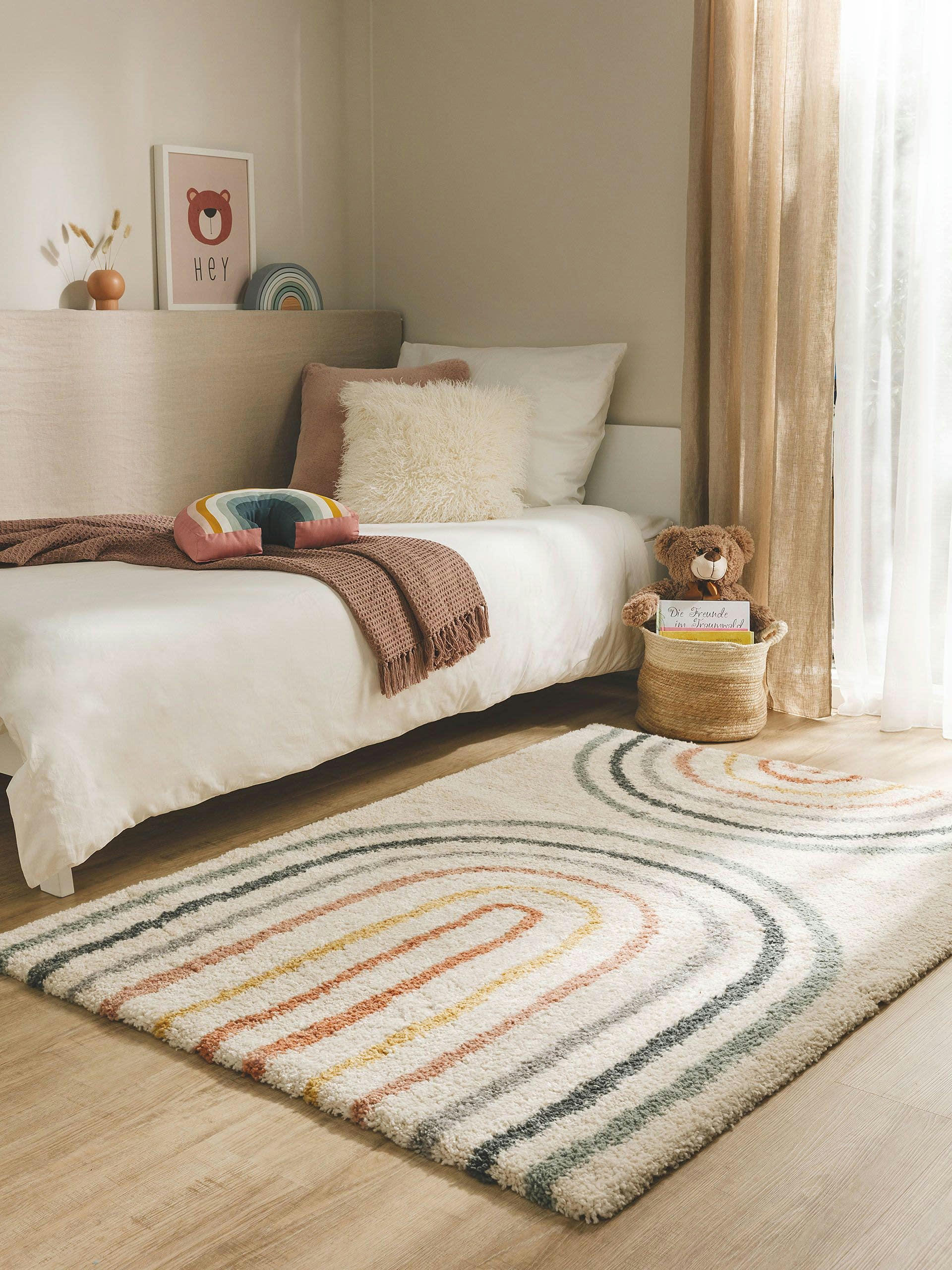 GOBI - Tapis enfant multicouleur 140x200