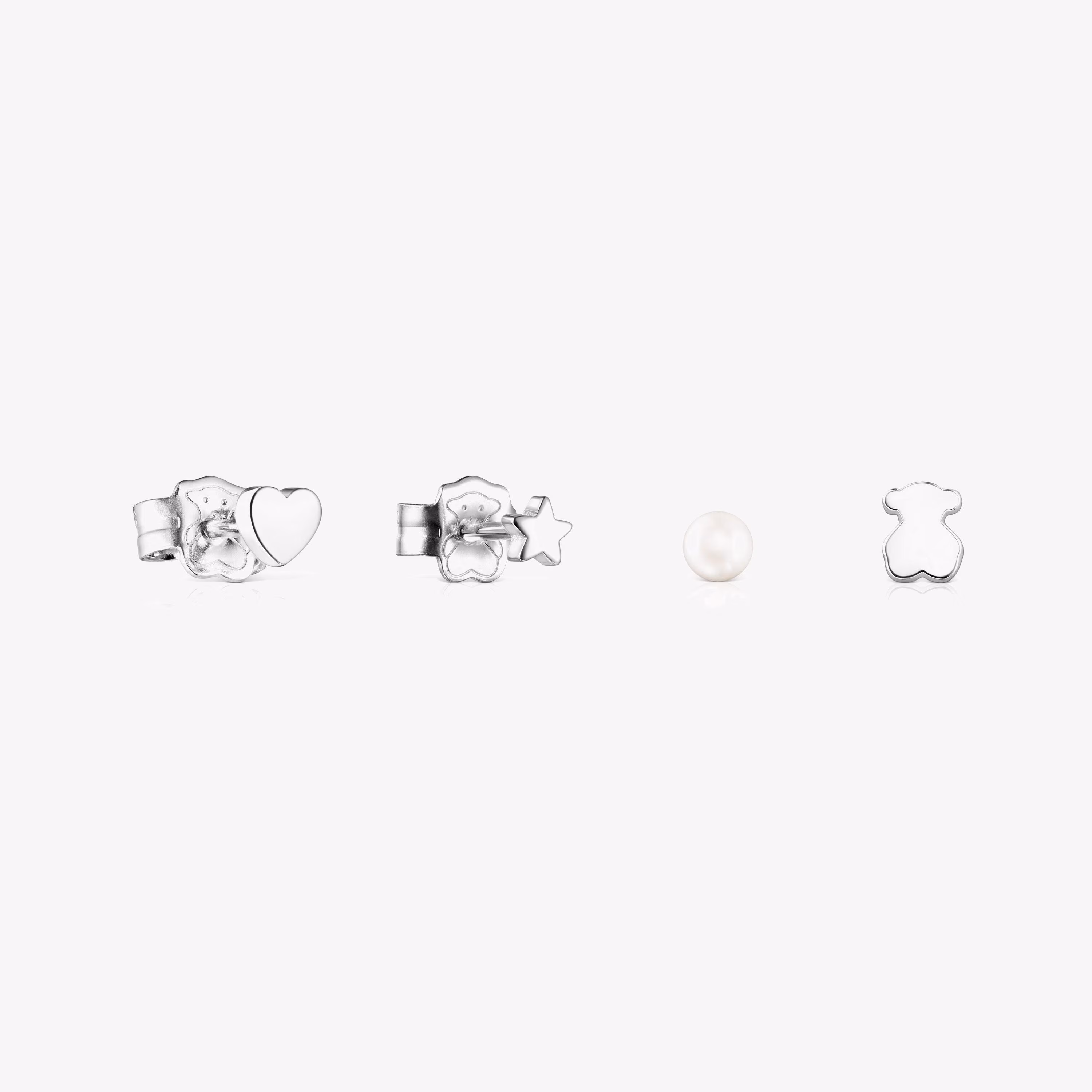 Pack de Pendientes de plata y perlas Cool Joy