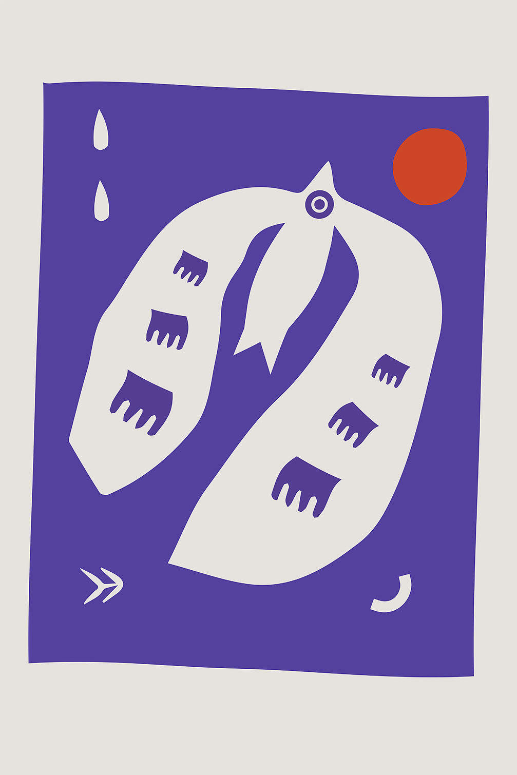 - Tableau flying bird Tableau plexiglas 30x45cm