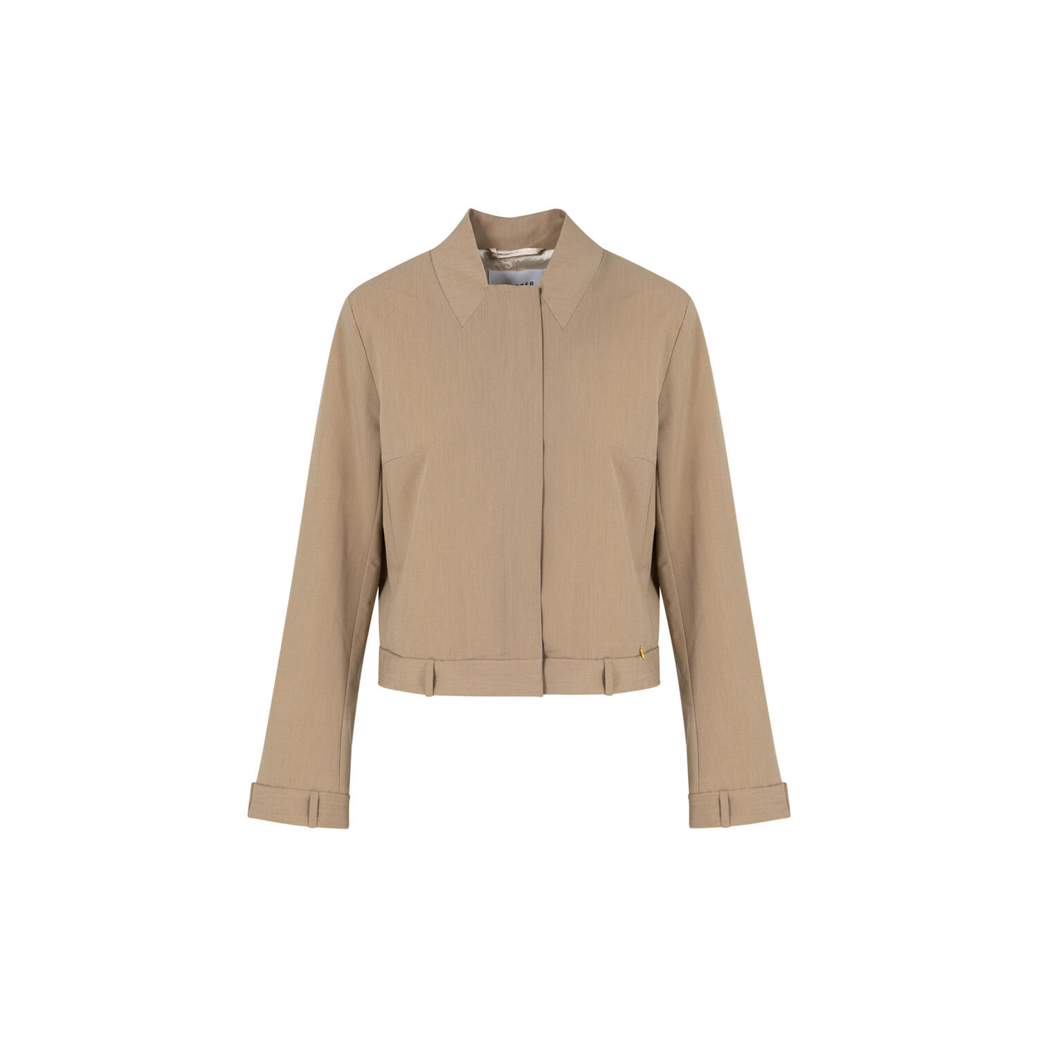 Short jacket with belt loops, moon rock