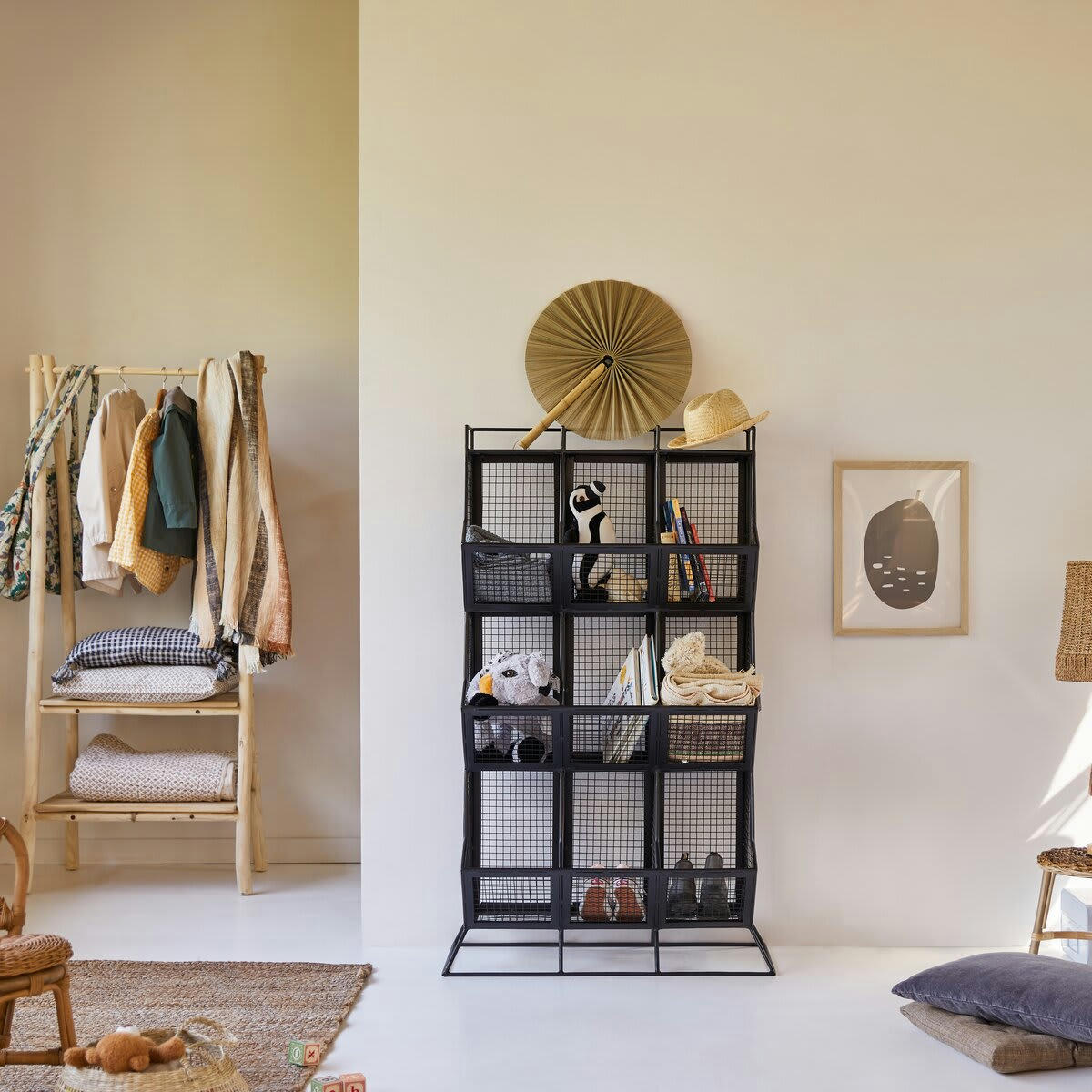 CLÉO - Etagère casiers enfant en métal