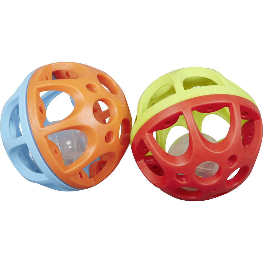 Balle hochet avec grelot Ø10.2 cm