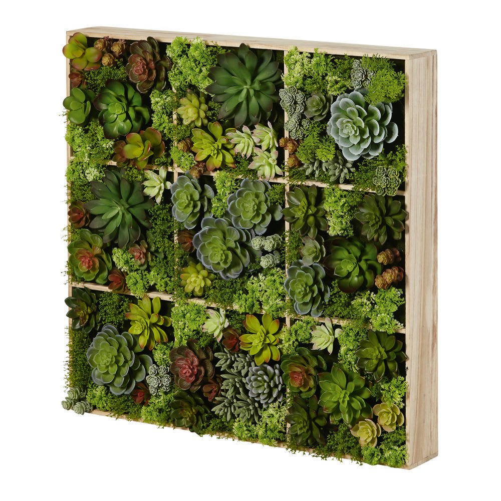 FLAVIE - Déco murale plantes artificielles 17x70