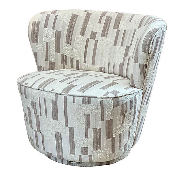 Fauteuil pivotant Prato 76x74x71cm