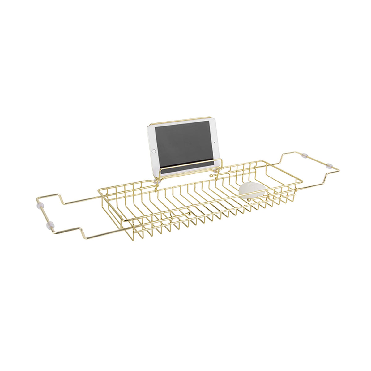 Present Time badrek Caddy - goud - 61x18x7cm
