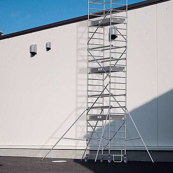 Echaffaudage roulant aluminium CROSS 250 - Hauteur travail max 3.85M - 26404720