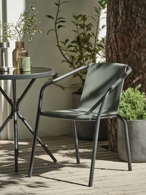 Stabelstol MODUM olivengrøn