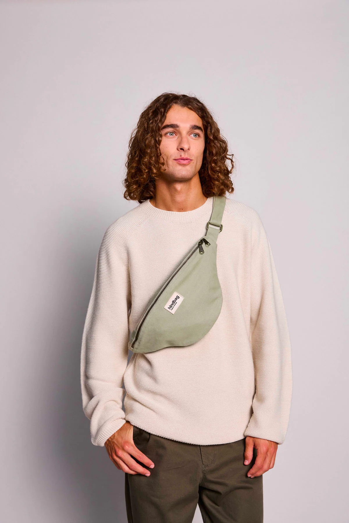 Sac banane L Sasha Vert argile