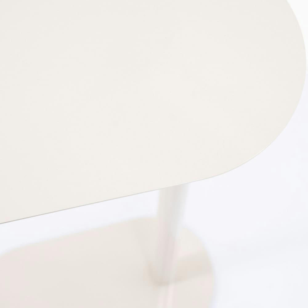 SPOT - Bout de canapé en métal H55cm beige