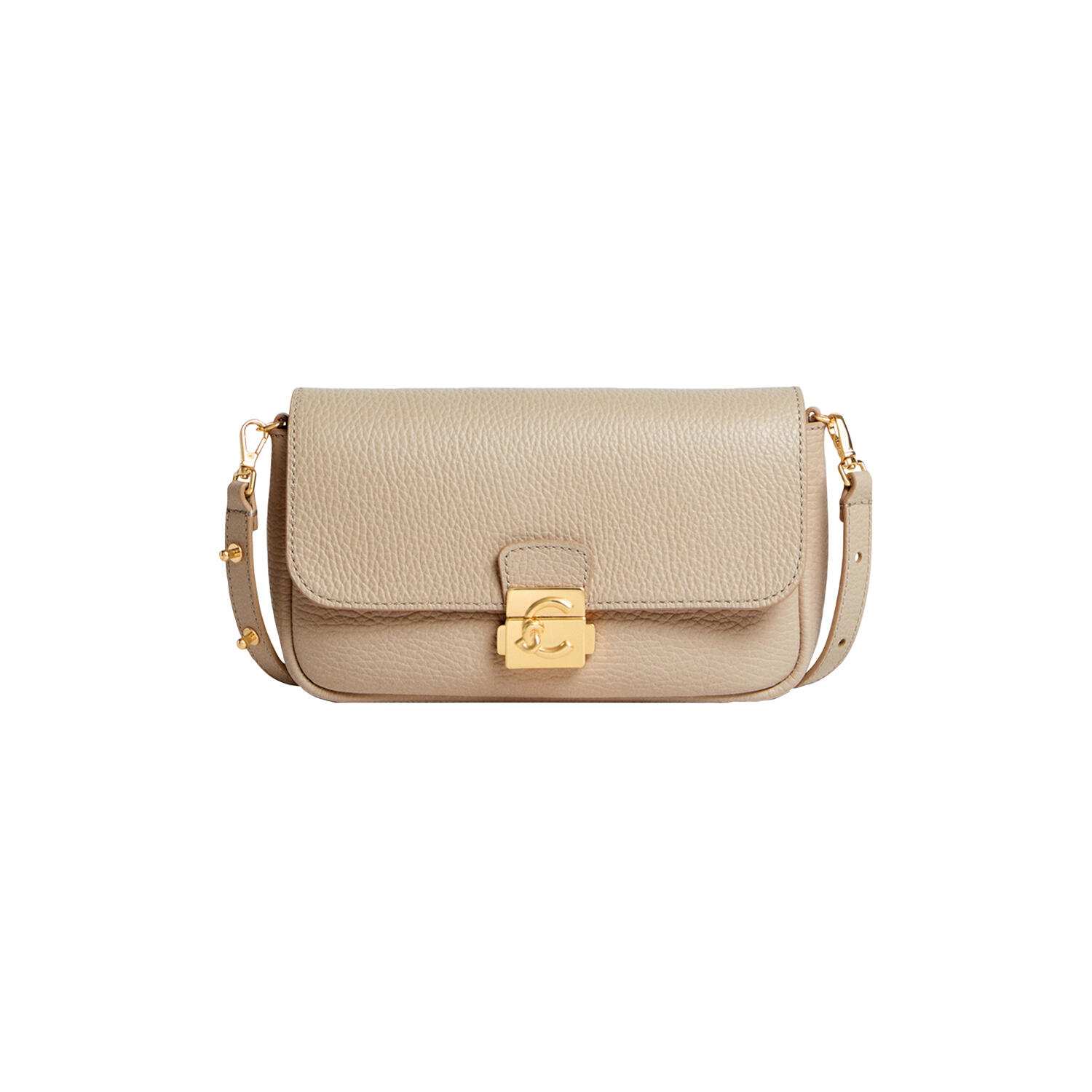 COCCINELLE C-ME LOCK, sandshell