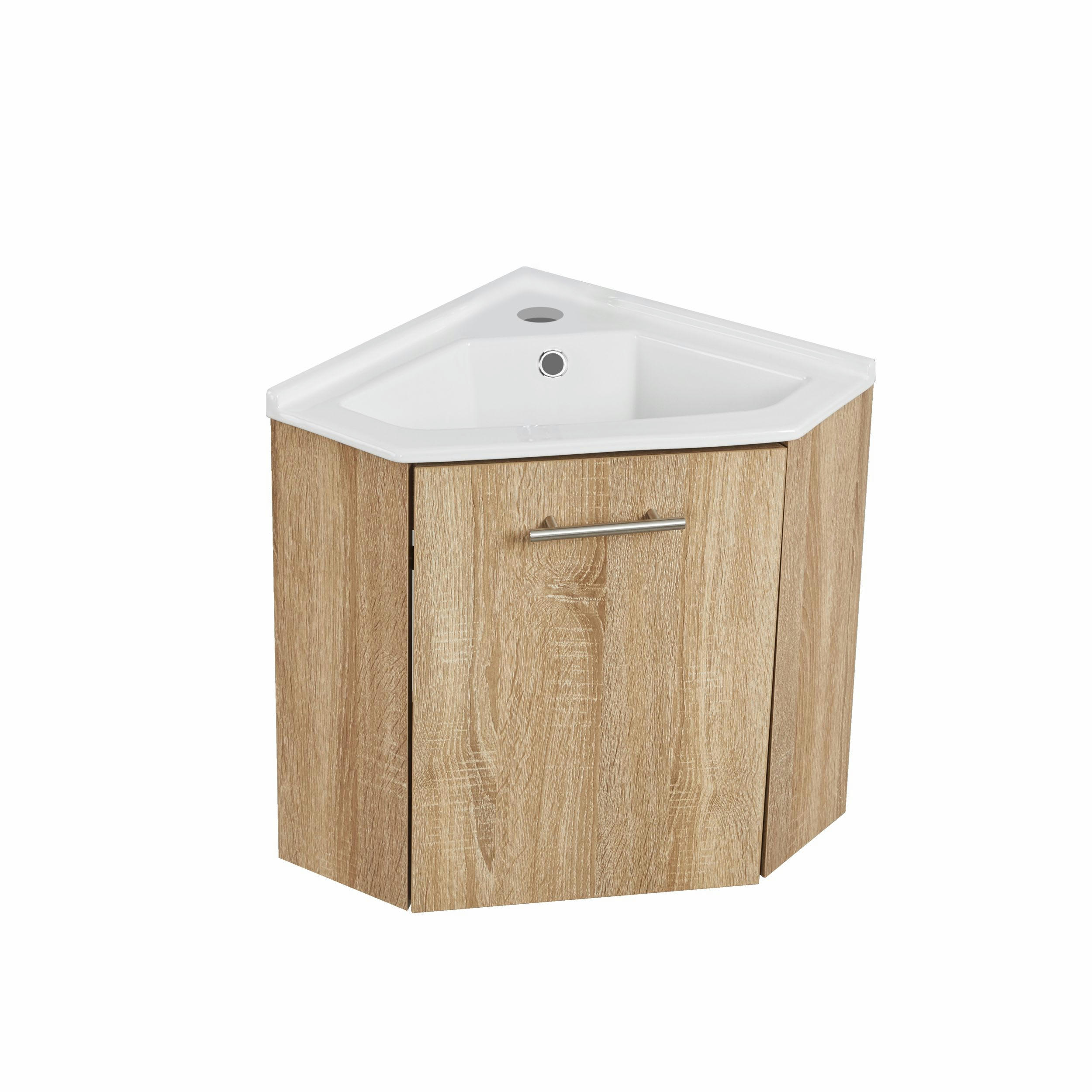 CORNER - Meuble lave-mains PPSM Chêne Hamilton