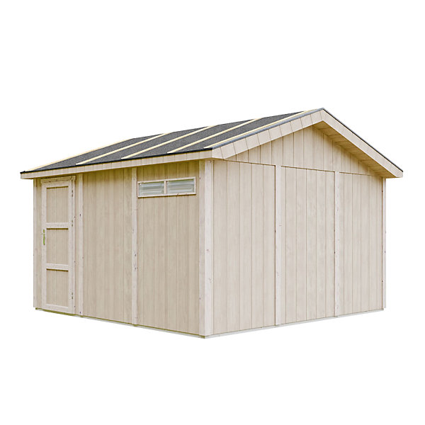 Garage QUALITé PREMIUM 13 m² - L378xl412 cm M990B - Timbela