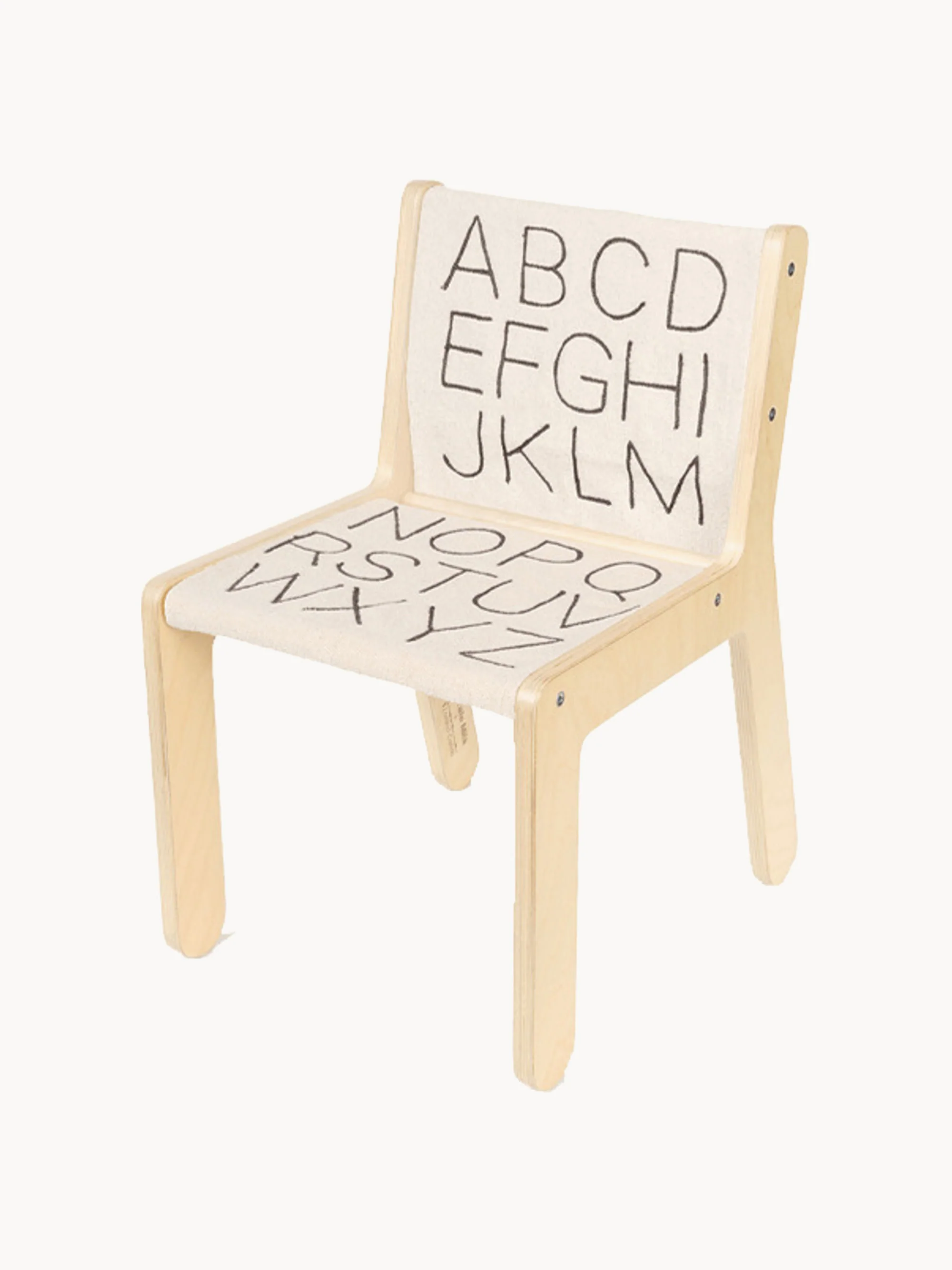 Holz-Kinderstuhl ABC