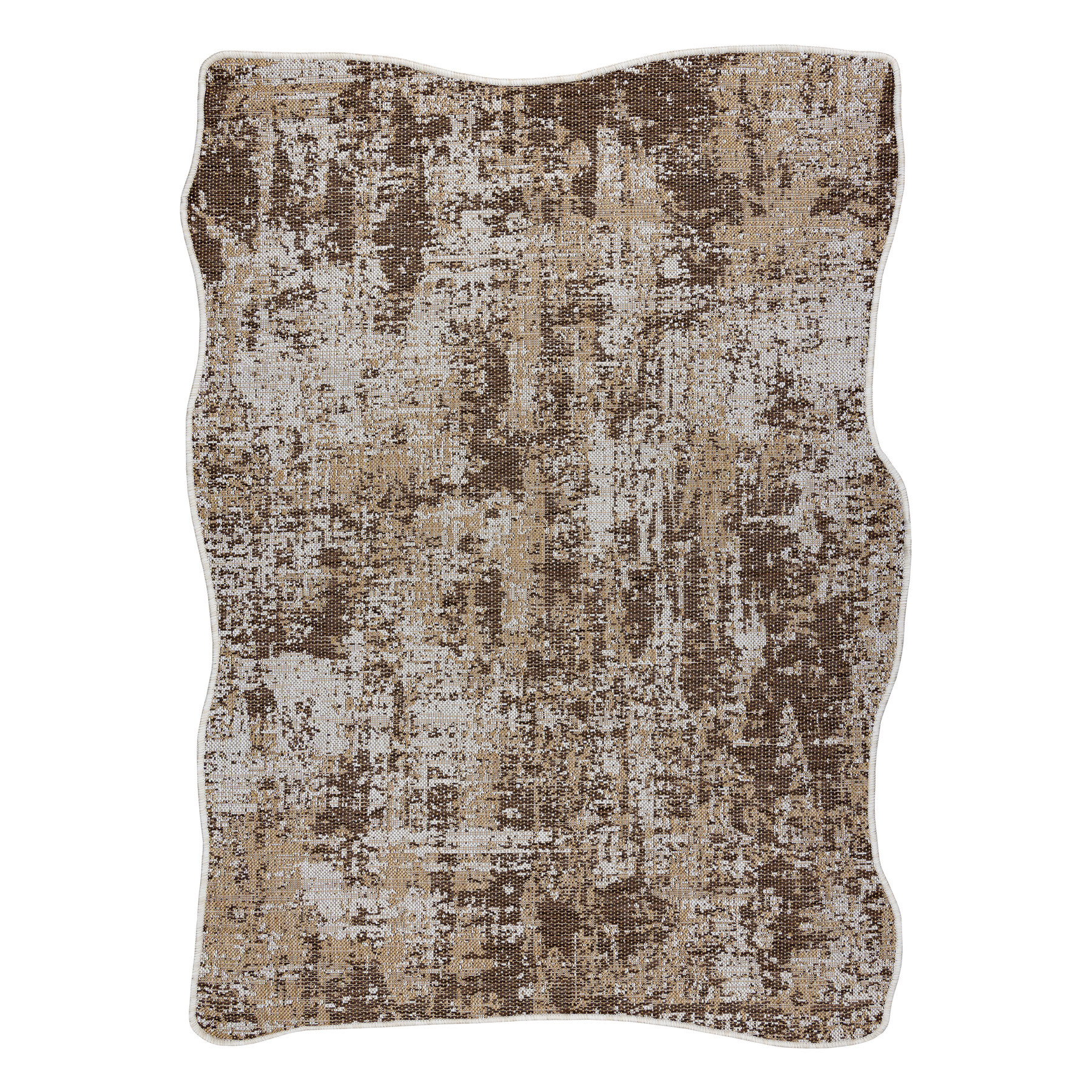 Dywan ORGANIC 2755 sizal Abstrakcja beżowy / naturalny - 120x170 cm
