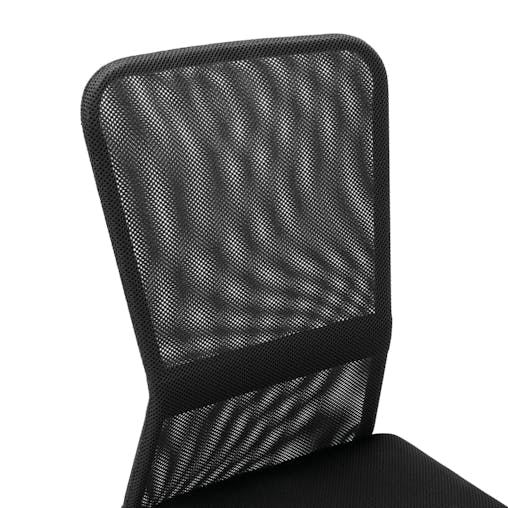NNEVL Office Chair Black 44x52x100 cm Mesh Fabric
