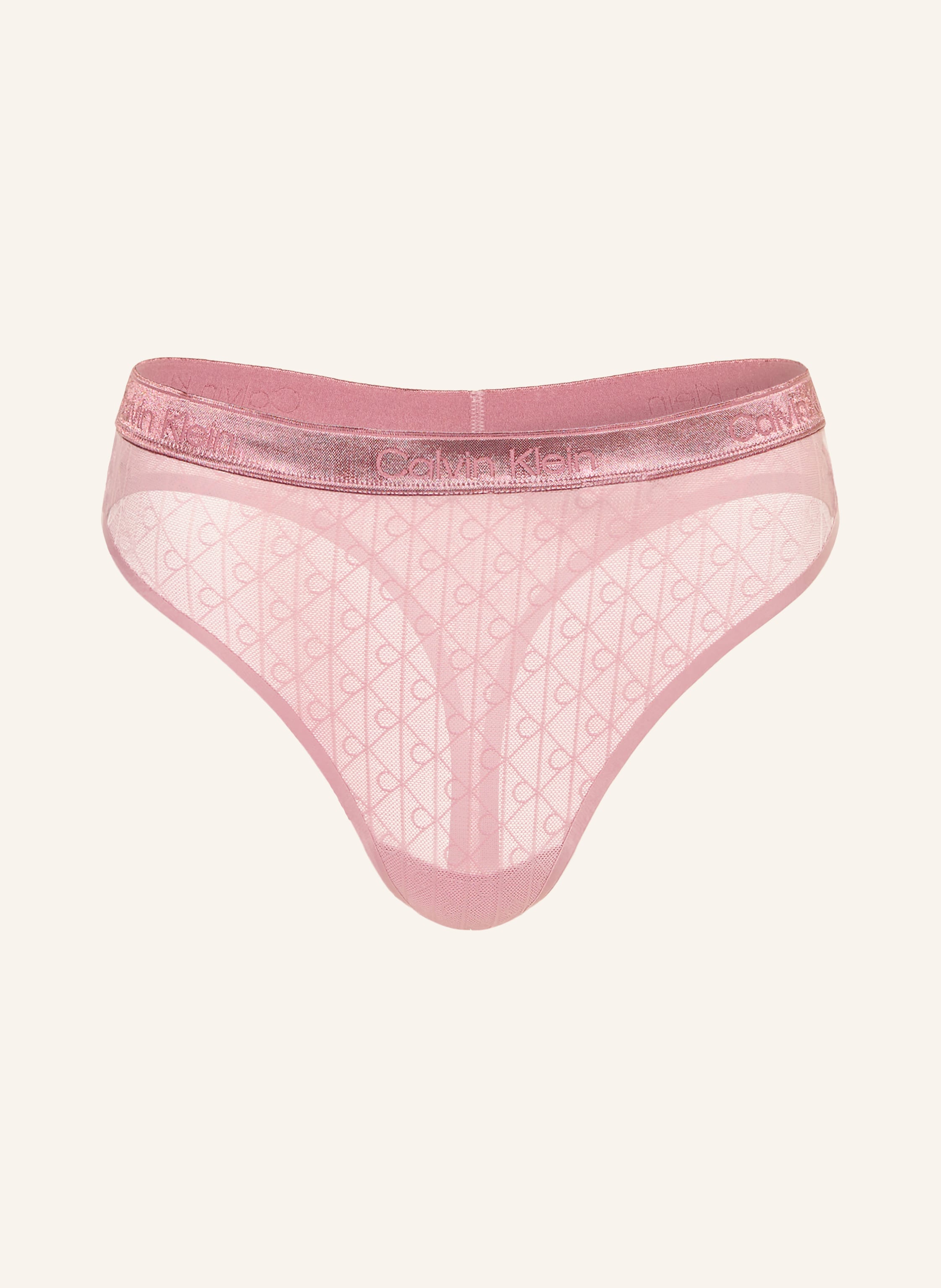 Calvin Klein Taillenslip ICON LACE METALLIC