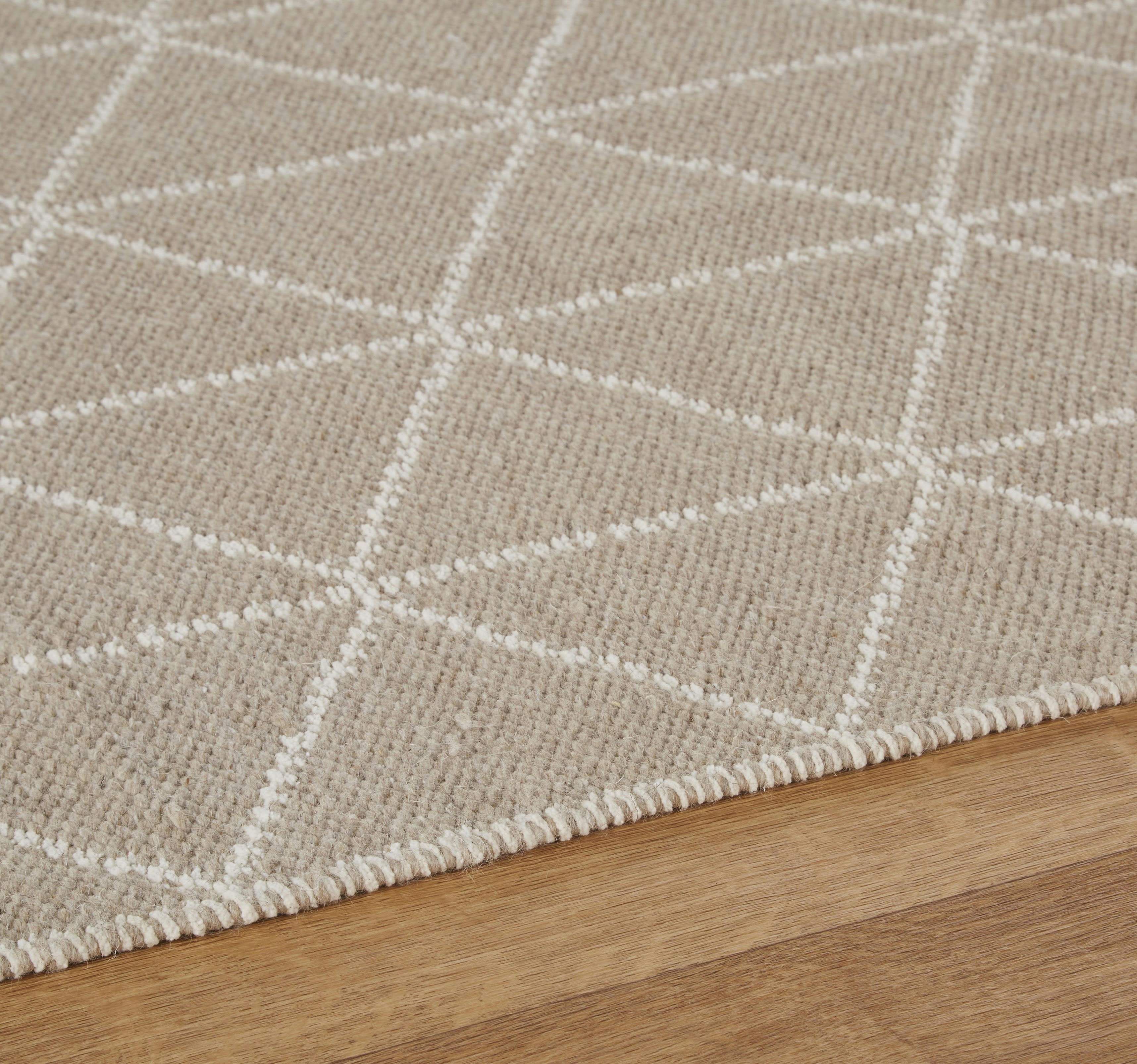 SLOW - Tapis réversible tissé à motifs graphiques 120x280