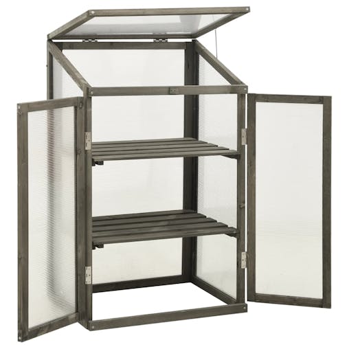 NNEVL Greenhouse 60x45x100 cm Firwood