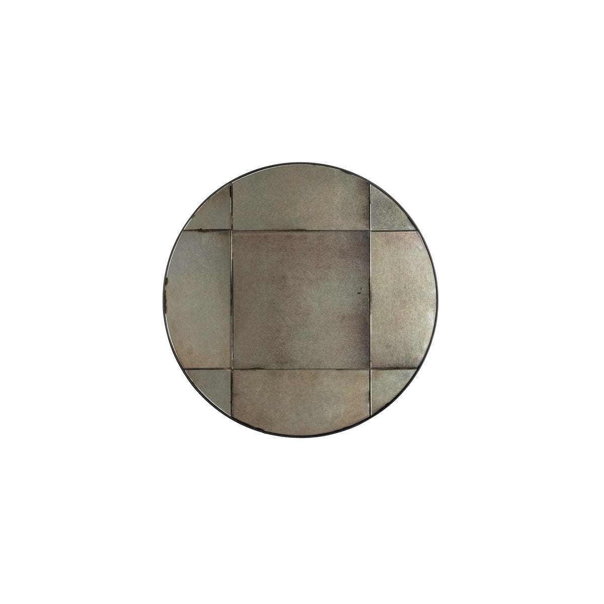 Dutchbone Mado Spiegel/ Wandspiegel Rond 60x60 cm (M) - Zwart