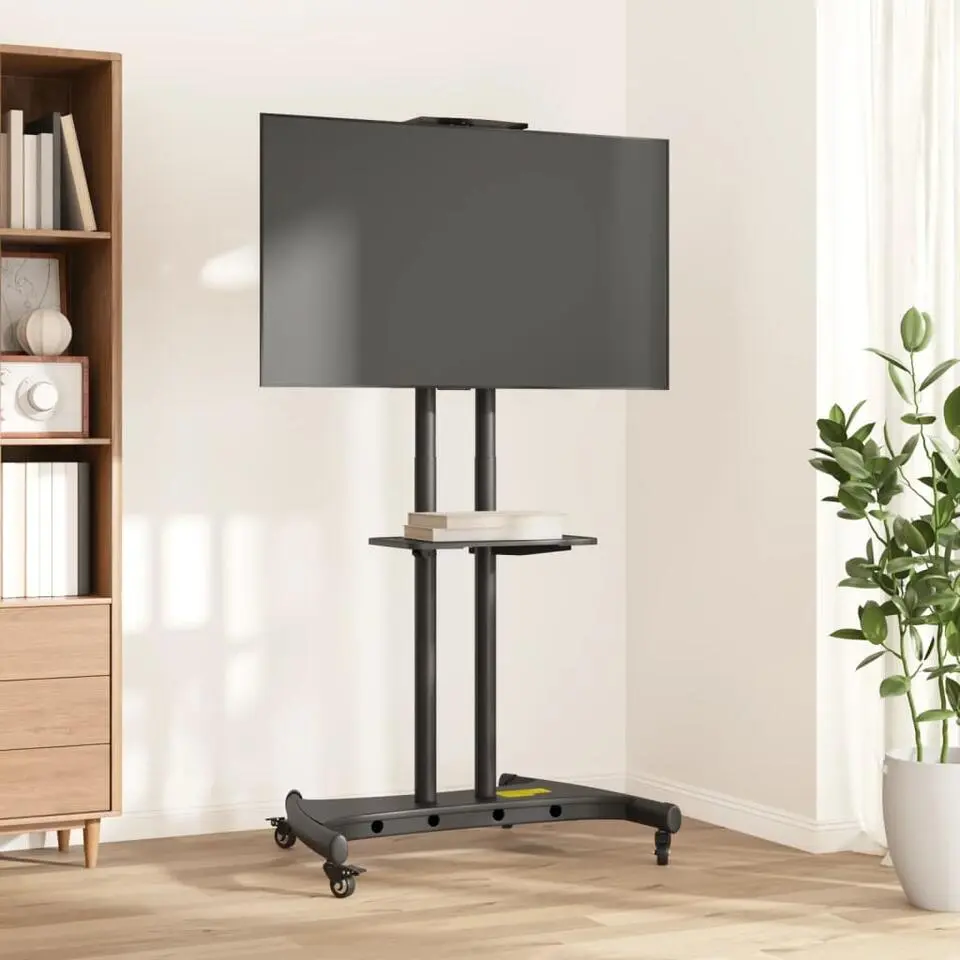 vidaXL - TV-standaard met wielen - 32-70 inch scherm 60 kg Max - VESA 600x400 mm